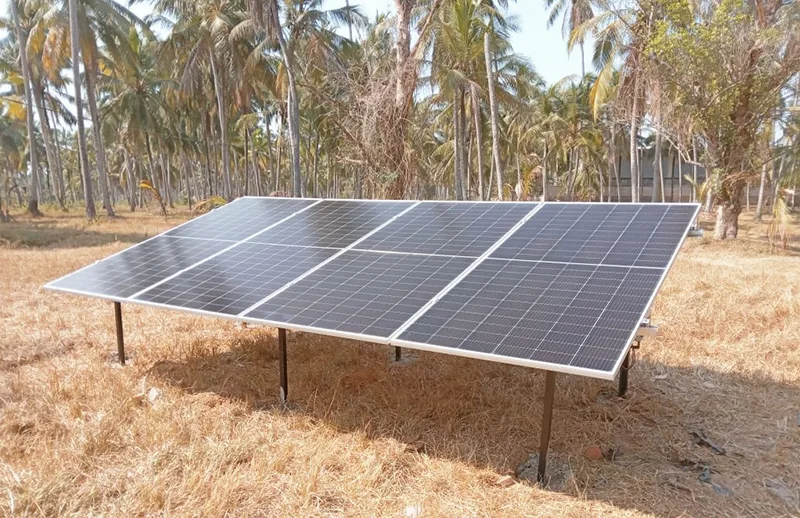 AC DC HF25-24-1100 Bơm tưới năng lượng mặt trời được áp dụng ở Sri Lanka