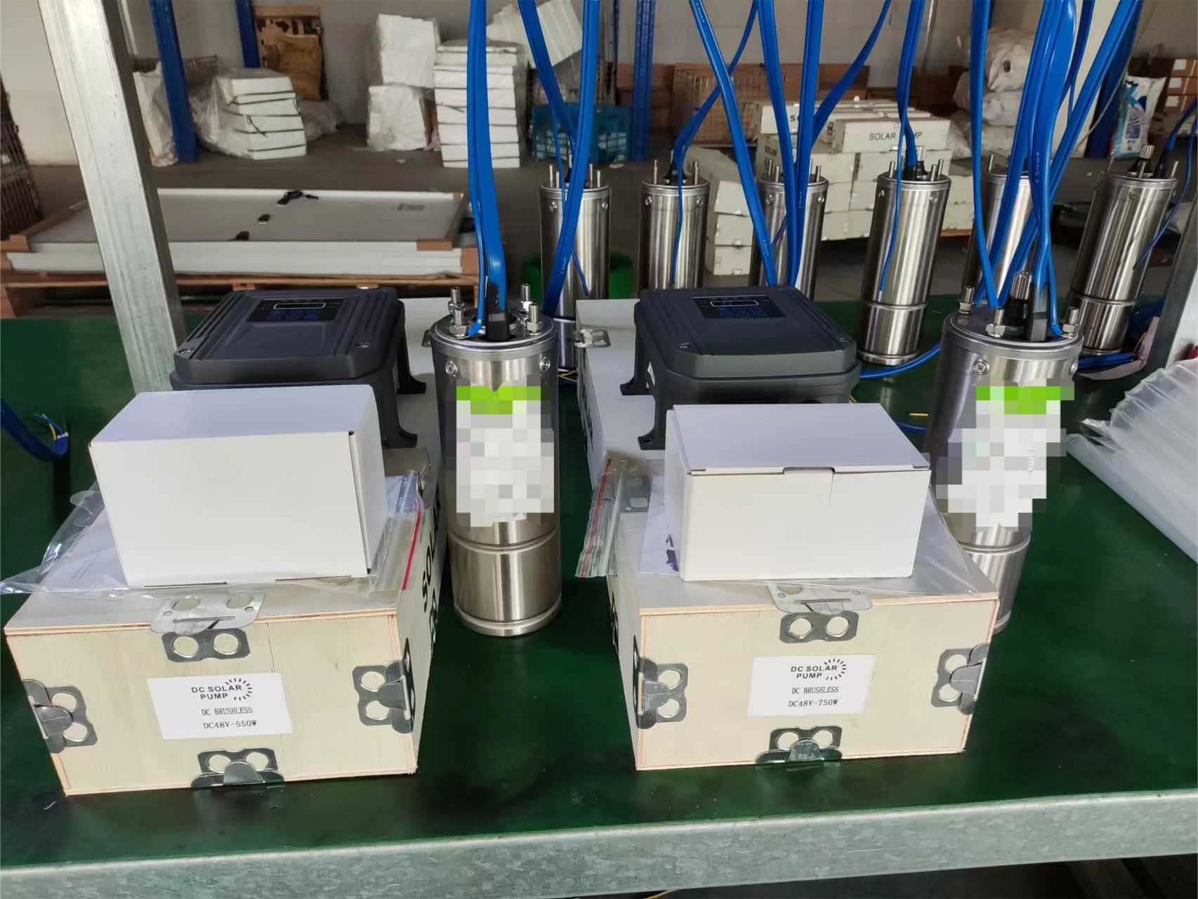 Inch Bơm lỗ khoan năng lượng mặt trời bổ sung lai