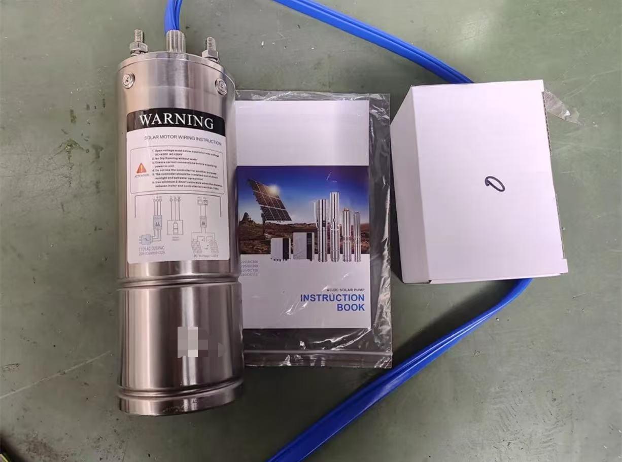 Động cơ chạy bằng năng lượng mặt trời AC DC với Bánh công tác bằng thép không gỉ -Watch Video
