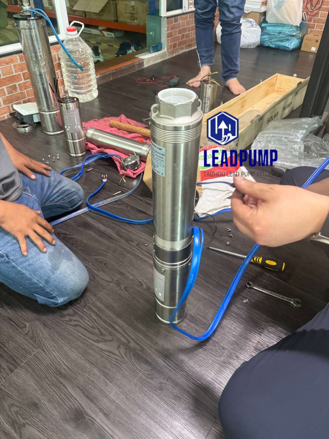 Taizhou Lead Pump Co., Ltd vội vàng cho khách hàng ở Đông Nam Á với vấn đề bơm nước mặt trời