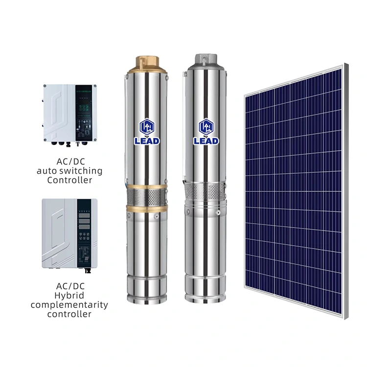 SD Deep Well Submersible Bơm AC DC được cấp nguồn
