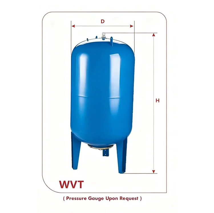 Bể mở rộng màng có thể thay thế dòng WVT (60L–500L, Thép cacbon)